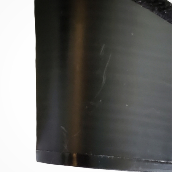 Seychelles Black Suede Bootie sandals. Velcro side closure. Chunky - Picture 10 of 10